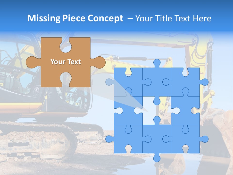 Construction Machines PowerPoint Template