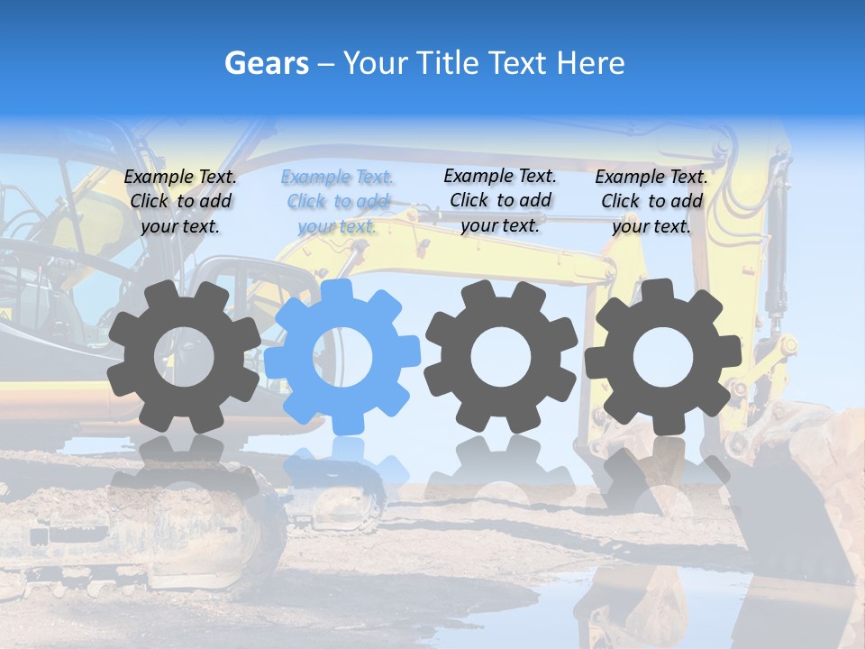 Construction Machines PowerPoint Template