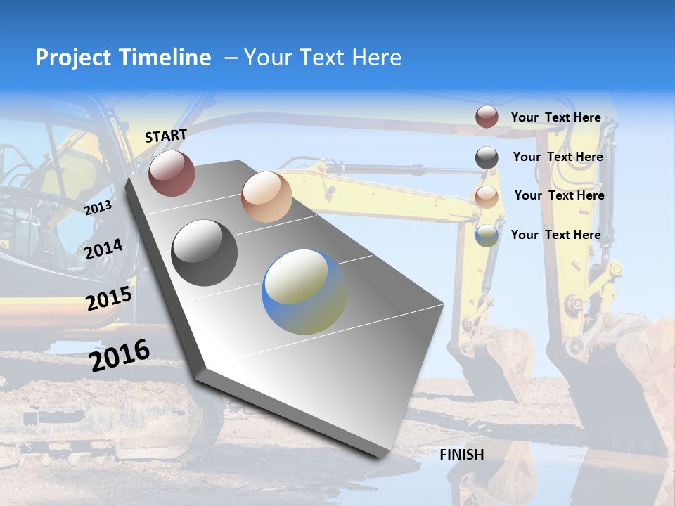 Construction Machines PowerPoint Template