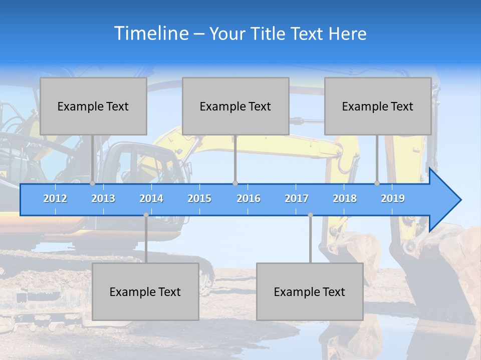 Construction Machines PowerPoint Template