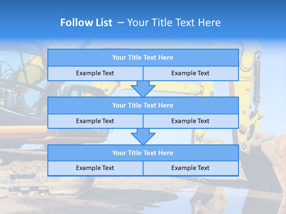 Construction Machines PowerPoint Template