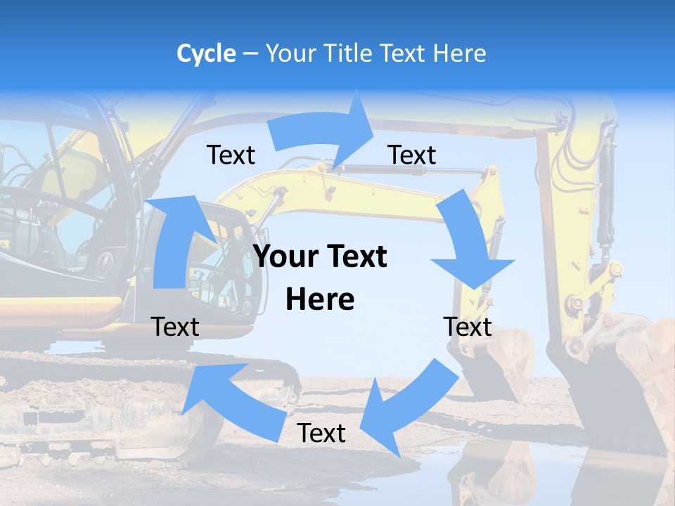 Construction Machines PowerPoint Template