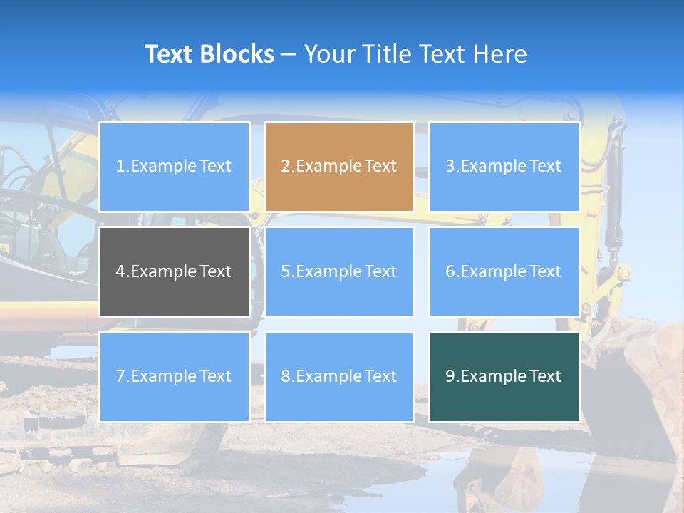Construction Machines PowerPoint Template