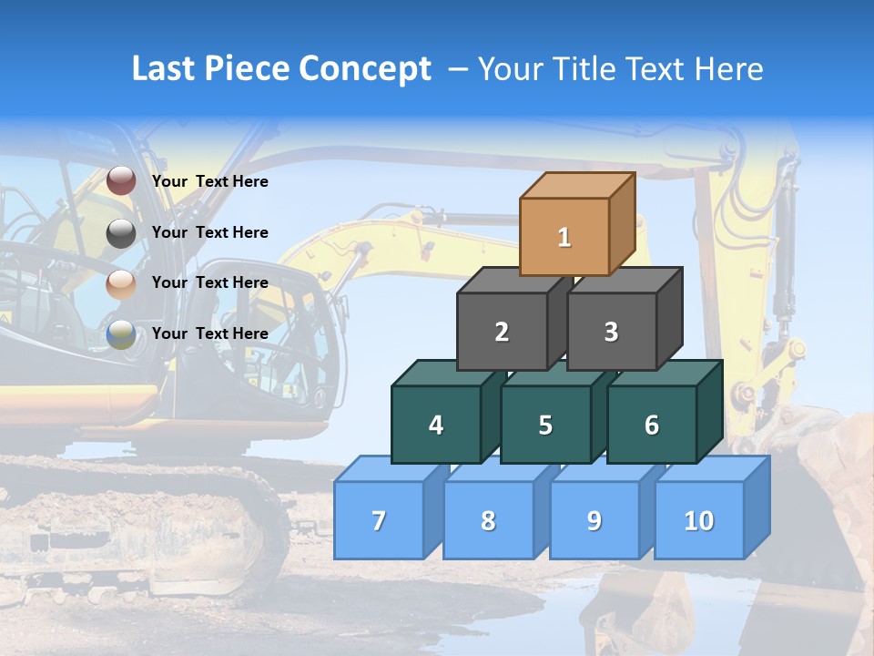 Construction Machines PowerPoint Template
