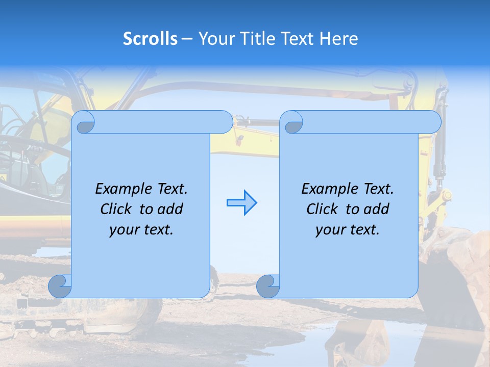 Construction Machines PowerPoint Template