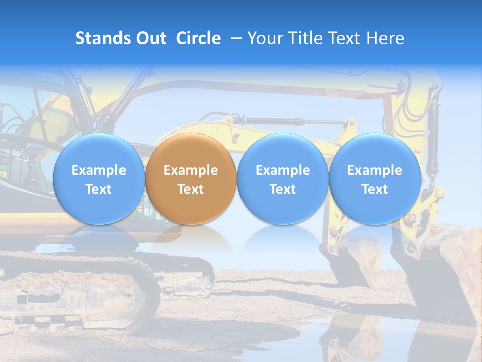 Construction Machines PowerPoint Template
