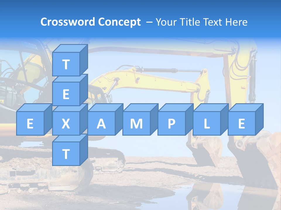 Construction Machines PowerPoint Template