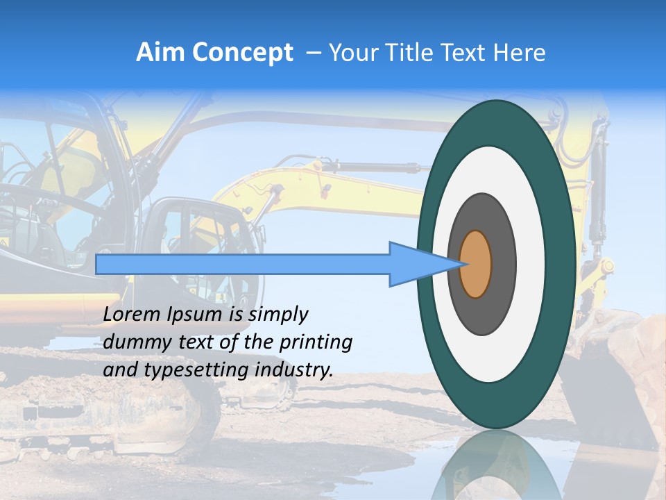 Construction Machines PowerPoint Template