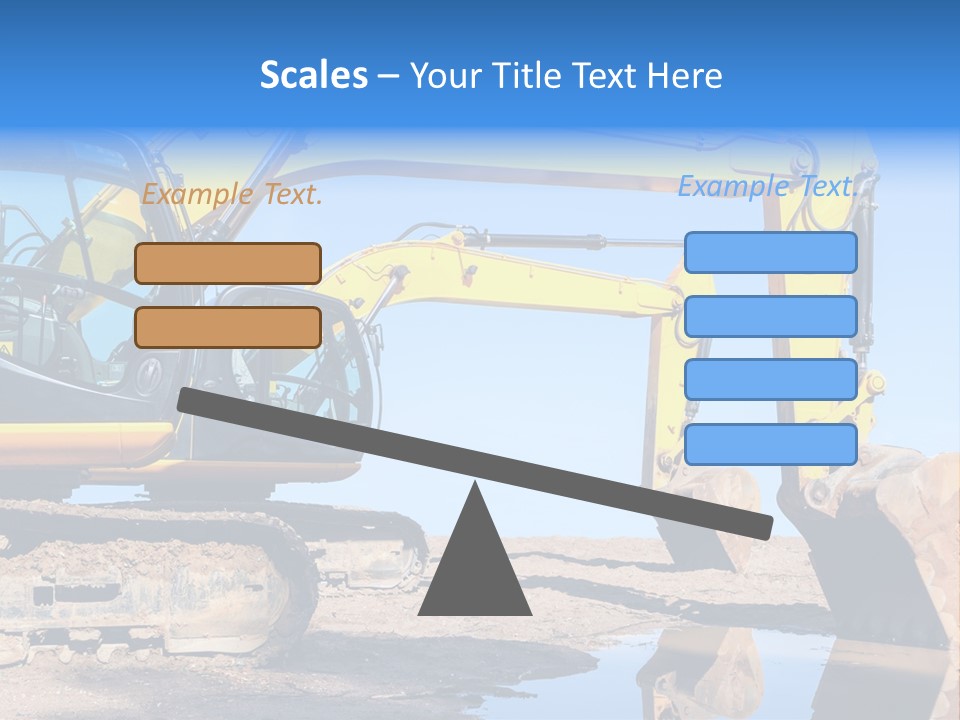 Construction Machines PowerPoint Template