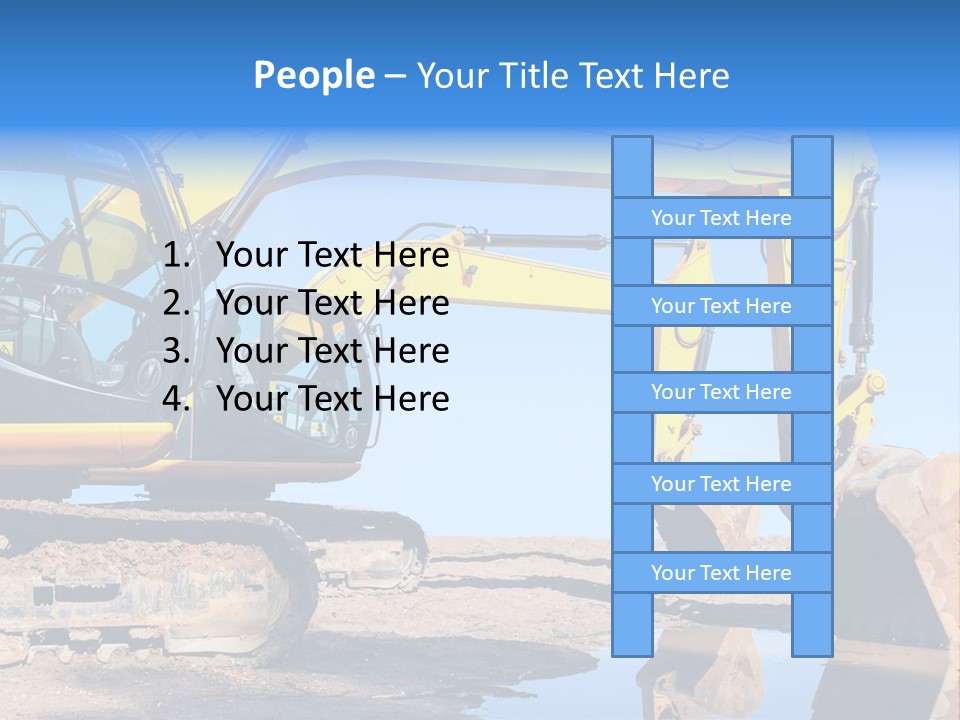 Construction Machines PowerPoint Template