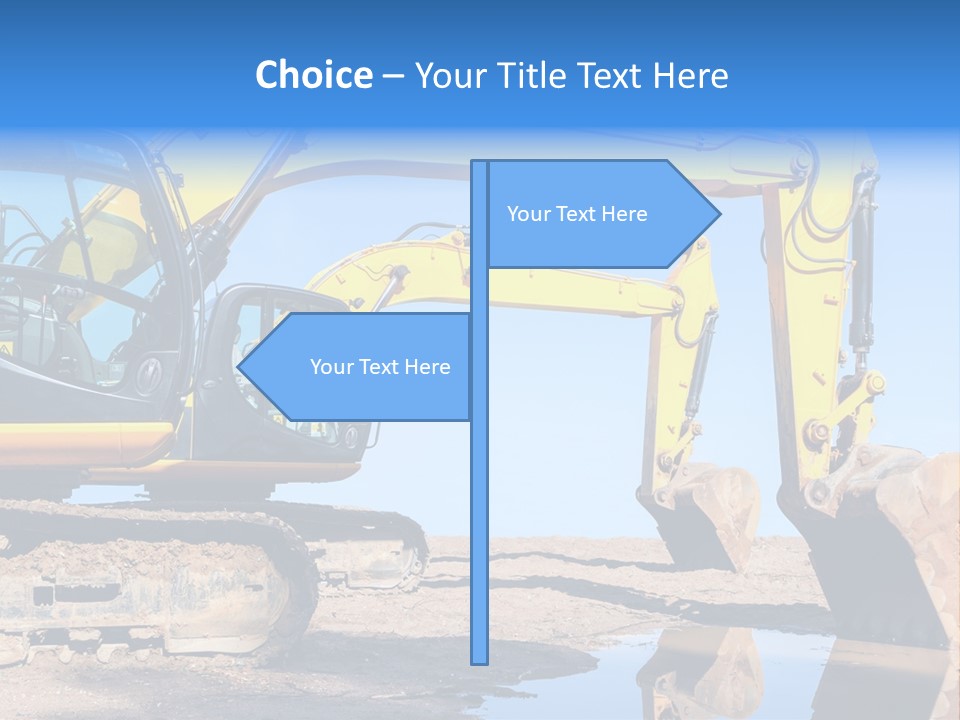 Construction Machines PowerPoint Template