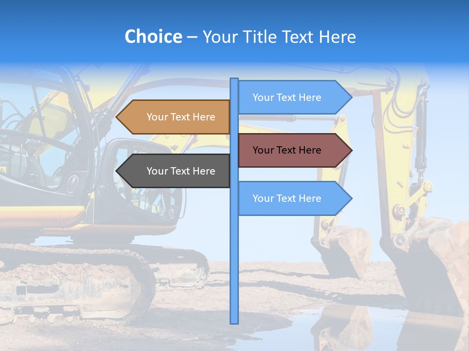 Construction Machines PowerPoint Template