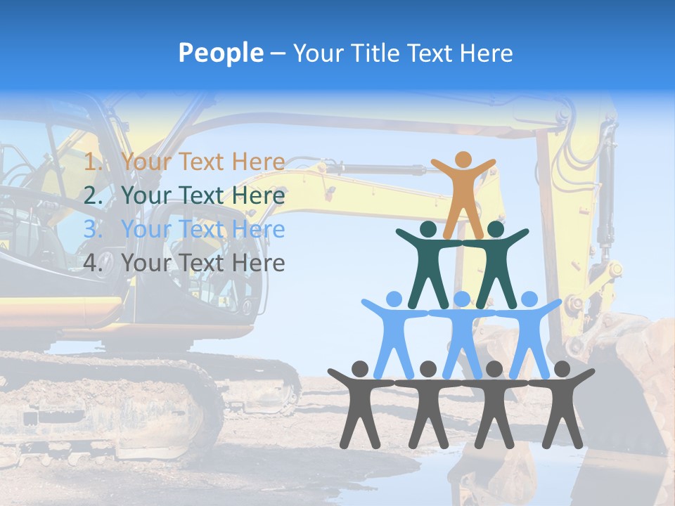 Construction Machines PowerPoint Template