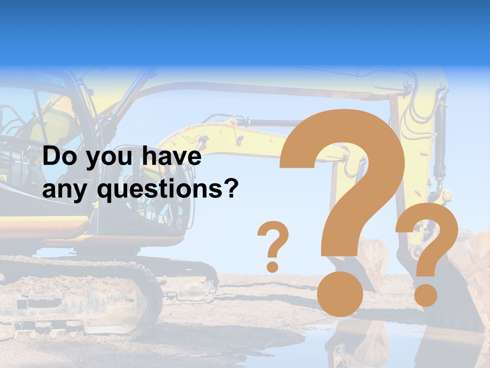 Construction Machines PowerPoint Template