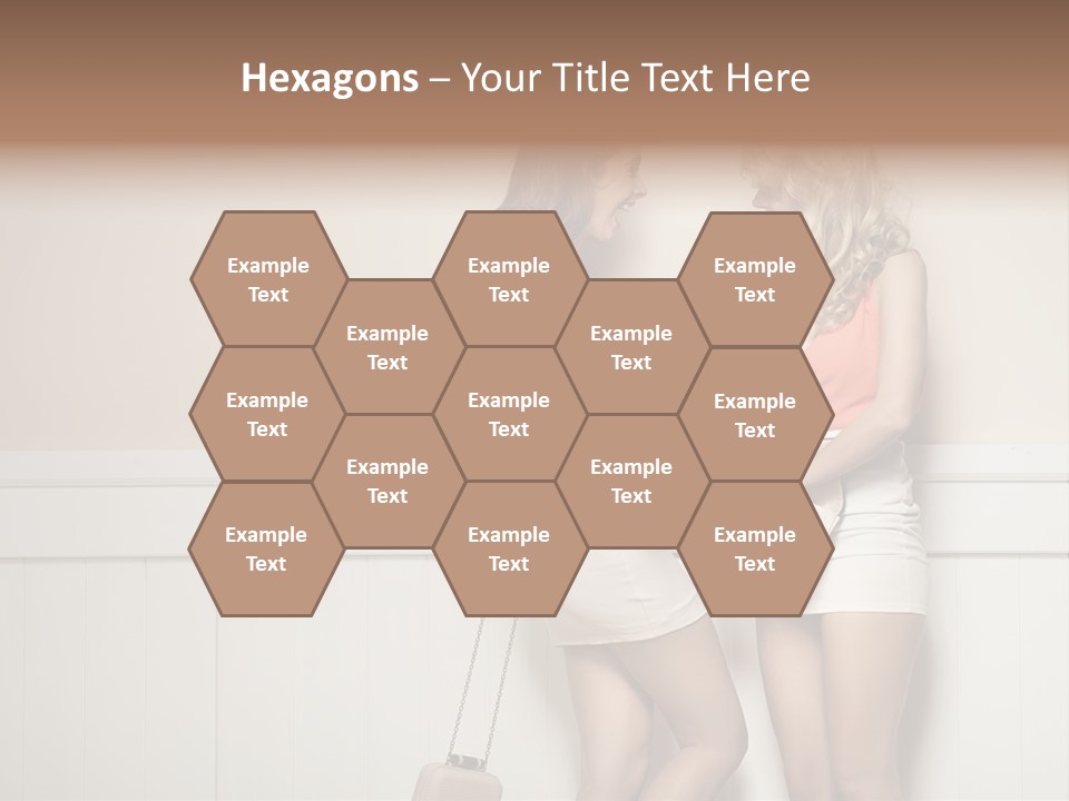 Laughing Alluring Girlfriends With Y Legs PowerPoint Template