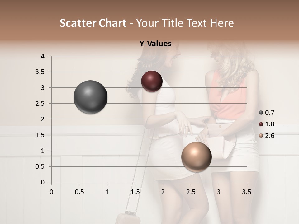 Laughing Alluring Girlfriends With Y Legs PowerPoint Template