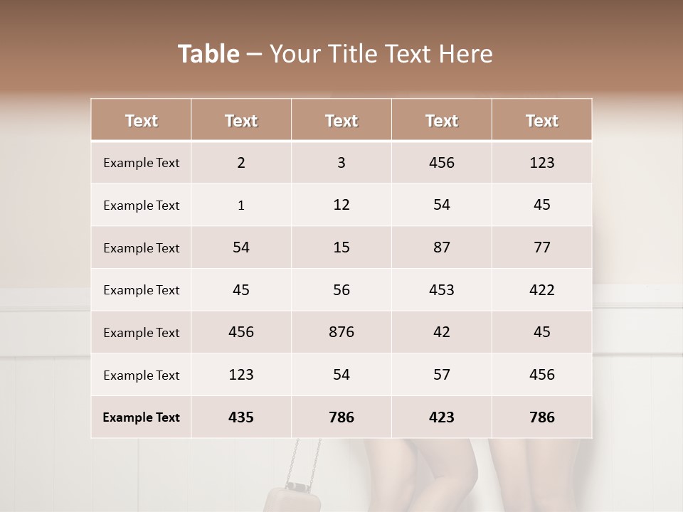 Laughing Alluring Girlfriends With Y Legs PowerPoint Template