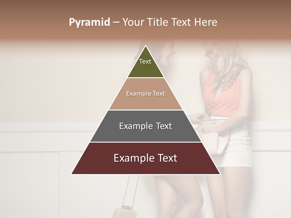 Laughing Alluring Girlfriends With Y Legs PowerPoint Template