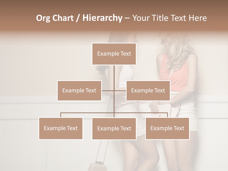 Laughing Alluring Girlfriends With Y Legs PowerPoint Template