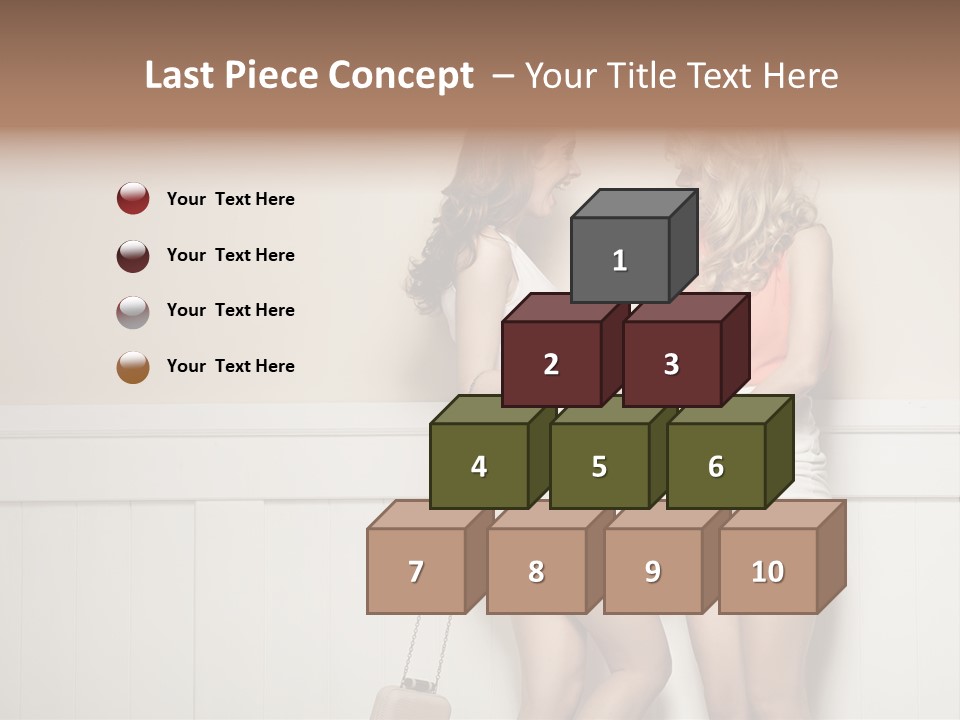 Laughing Alluring Girlfriends With Y Legs PowerPoint Template