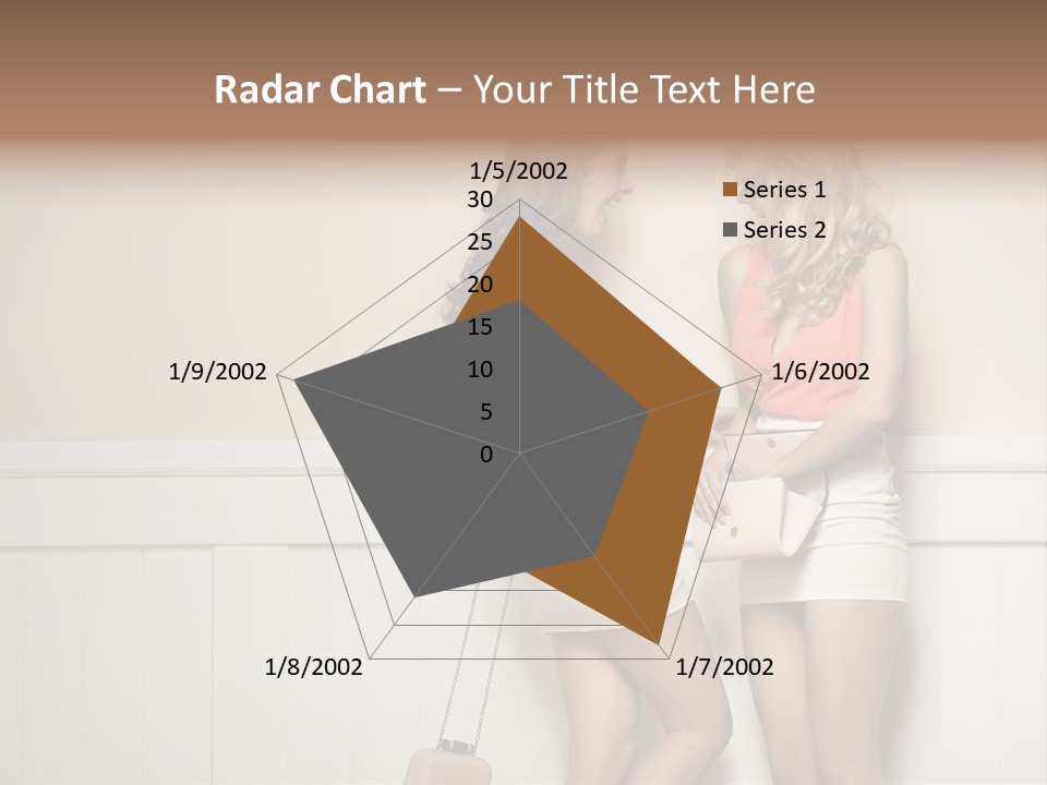 Laughing Alluring Girlfriends With Y Legs PowerPoint Template