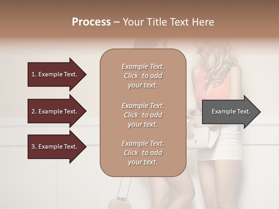 Laughing Alluring Girlfriends With Y Legs PowerPoint Template