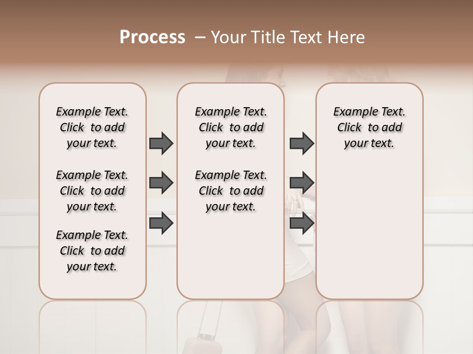 Laughing Alluring Girlfriends With Y Legs PowerPoint Template