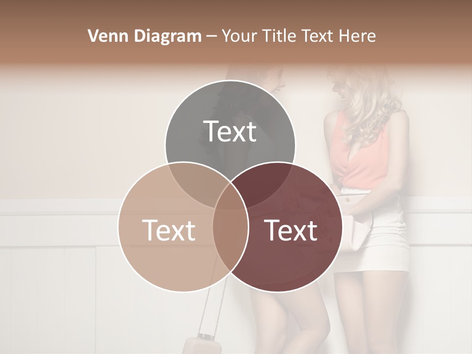 Laughing Alluring Girlfriends With Y Legs PowerPoint Template