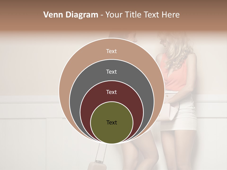 Laughing Alluring Girlfriends With Y Legs PowerPoint Template