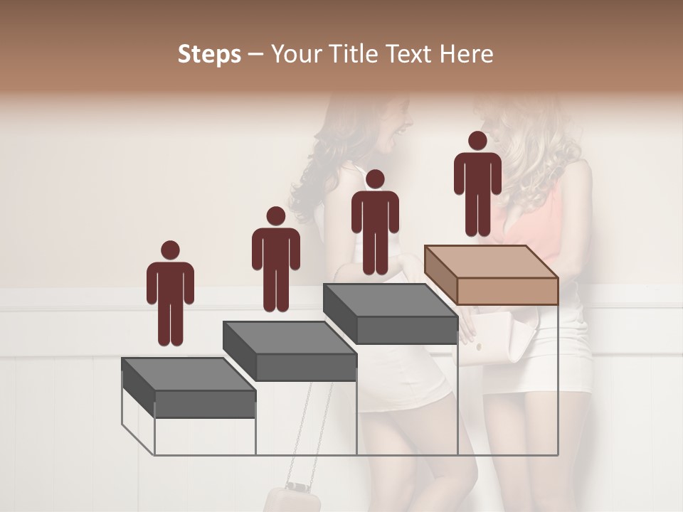 Laughing Alluring Girlfriends With Y Legs PowerPoint Template