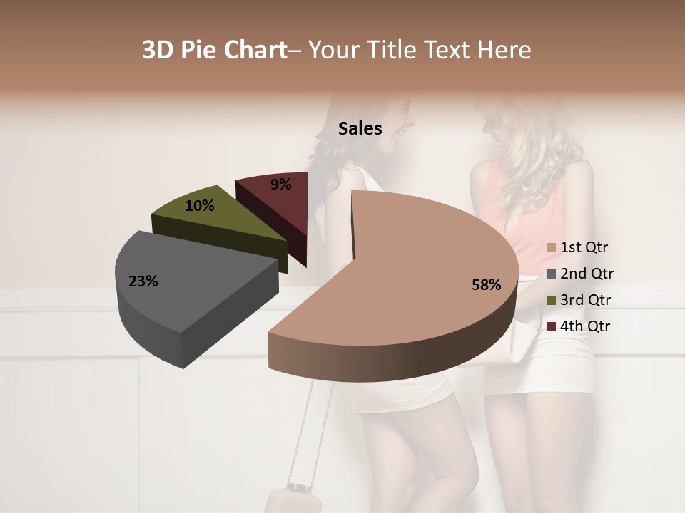 Laughing Alluring Girlfriends With Y Legs PowerPoint Template
