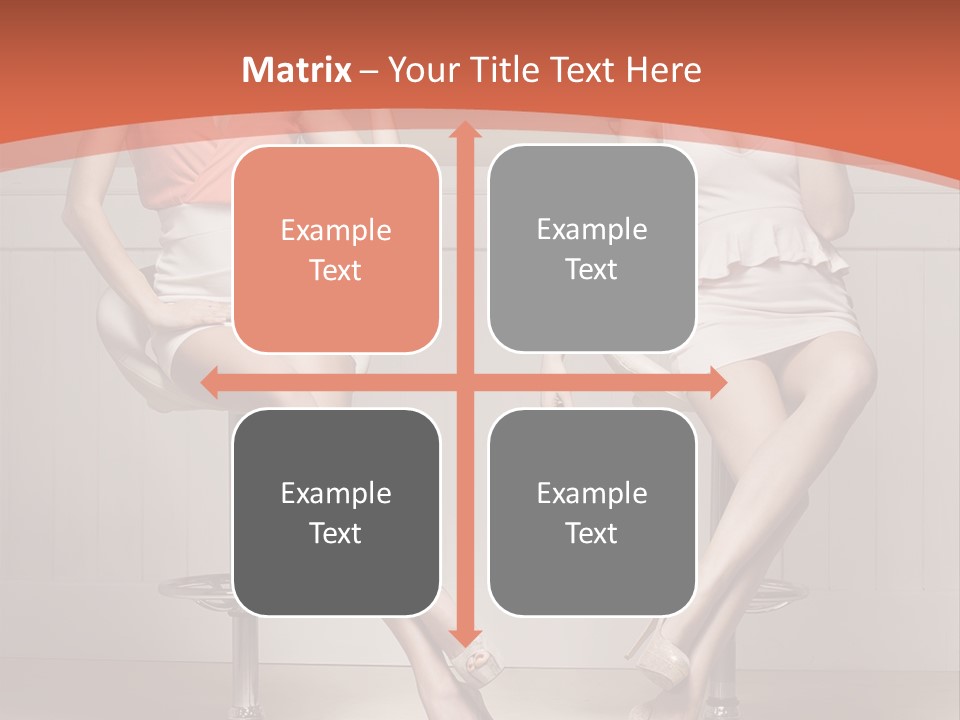 Two Young Ladies Doing Make Up PowerPoint Template