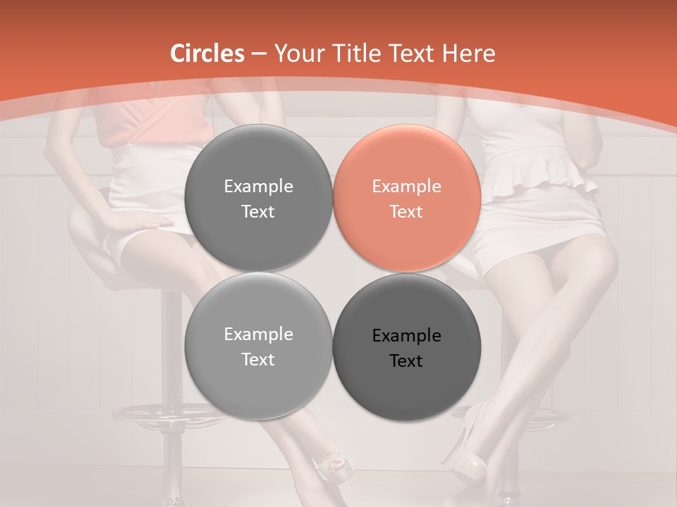 Two Young Ladies Doing Make Up PowerPoint Template