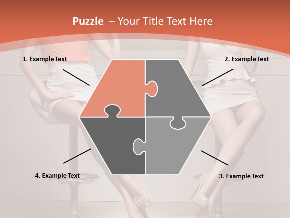 Two Young Ladies Doing Make Up PowerPoint Template