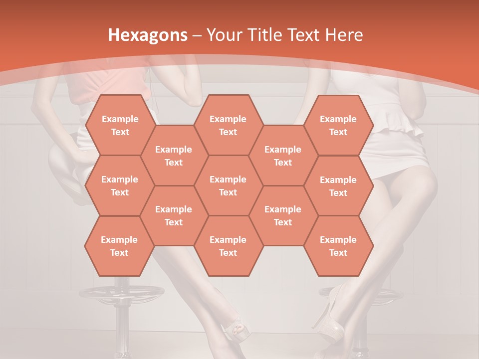 Two Young Ladies Doing Make Up PowerPoint Template