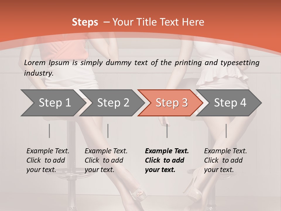Two Young Ladies Doing Make Up PowerPoint Template