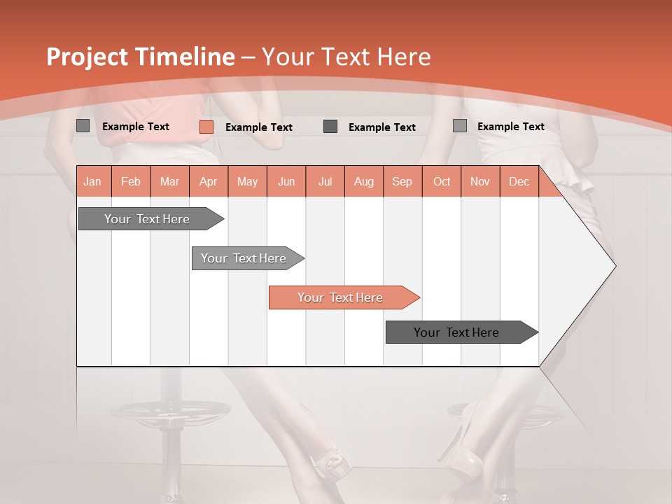 Two Young Ladies Doing Make Up PowerPoint Template