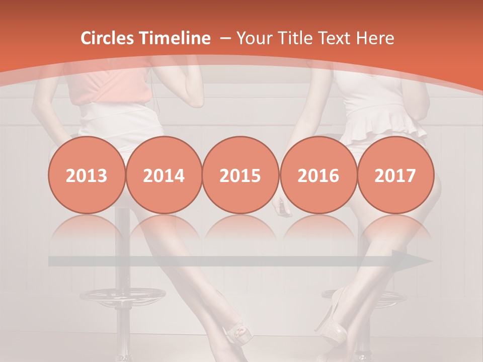 Two Young Ladies Doing Make Up PowerPoint Template