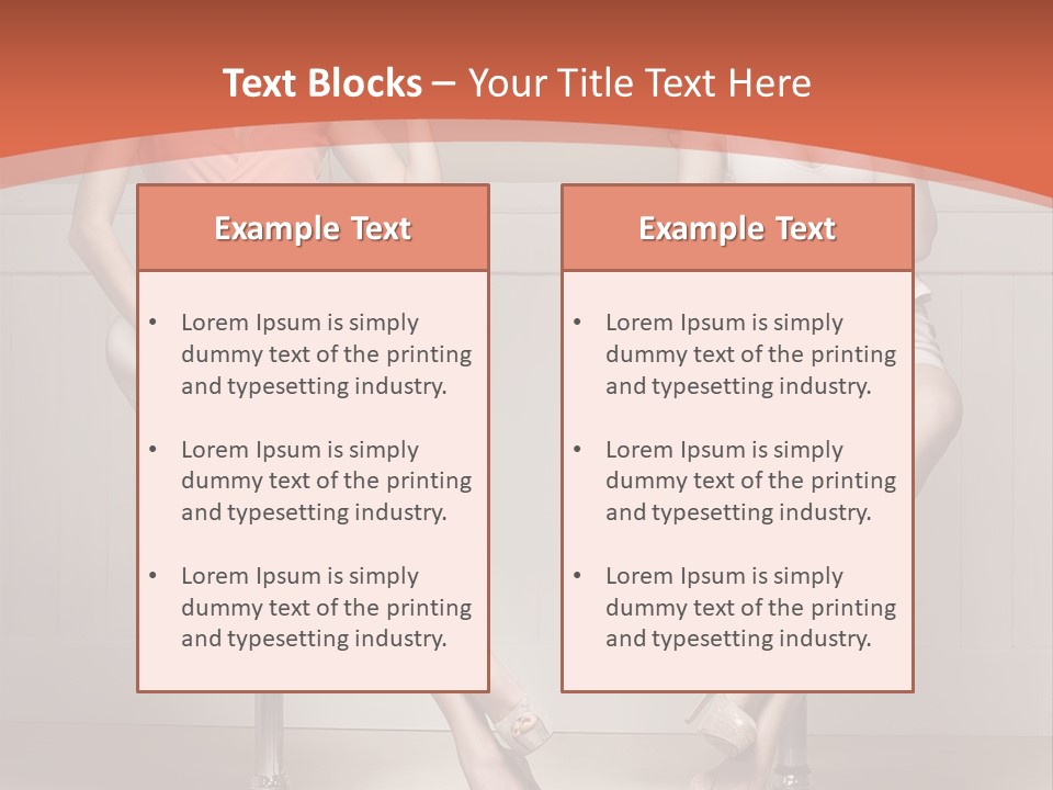 Two Young Ladies Doing Make Up PowerPoint Template