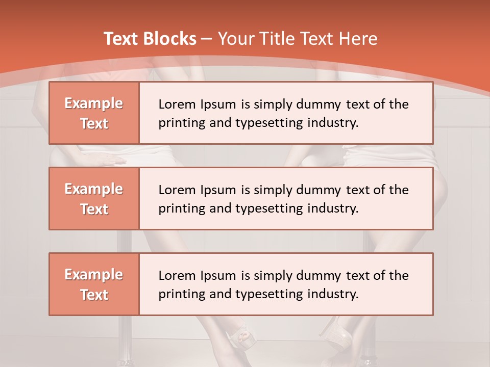 Two Young Ladies Doing Make Up PowerPoint Template