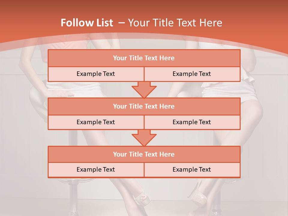 Two Young Ladies Doing Make Up PowerPoint Template