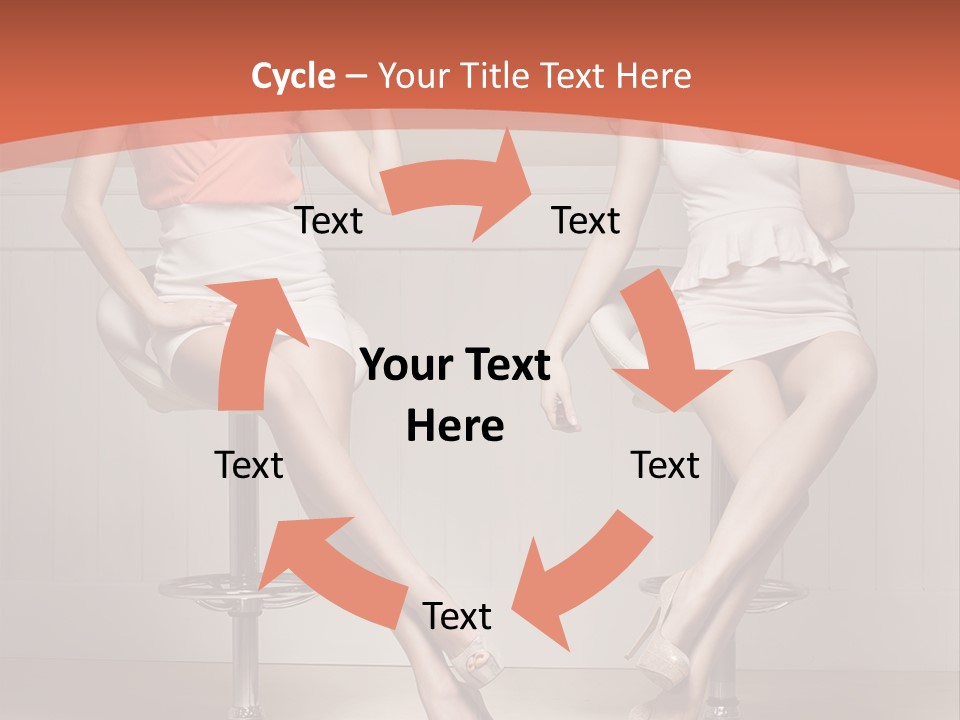 Two Young Ladies Doing Make Up PowerPoint Template