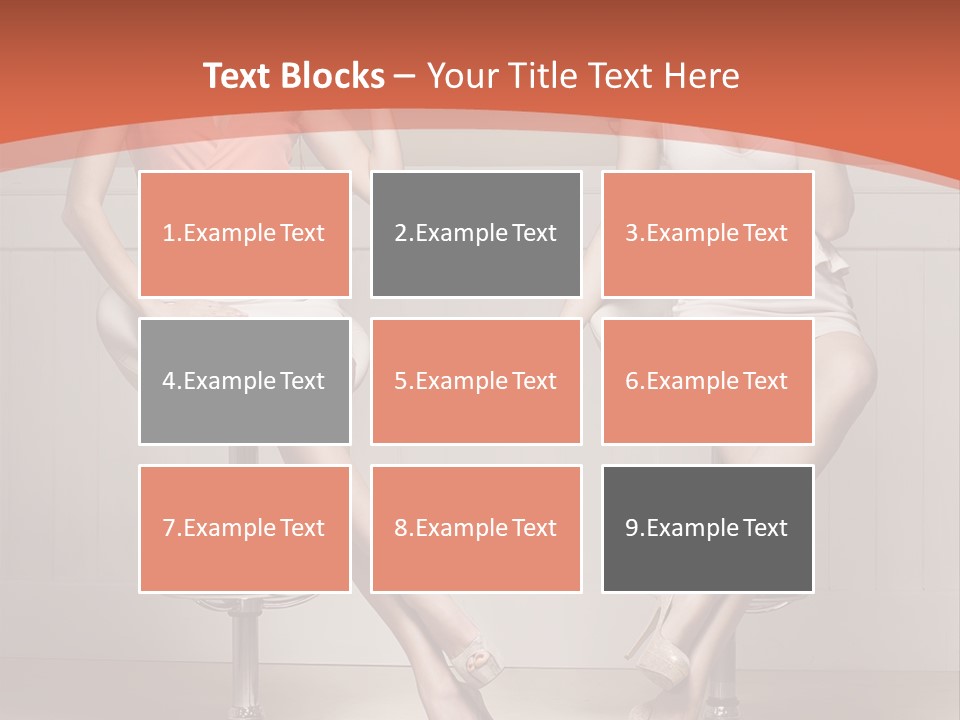 Two Young Ladies Doing Make Up PowerPoint Template