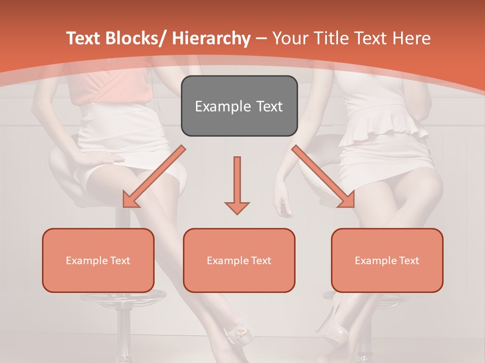 Two Young Ladies Doing Make Up PowerPoint Template