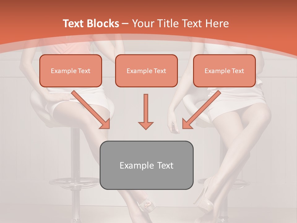 Two Young Ladies Doing Make Up PowerPoint Template