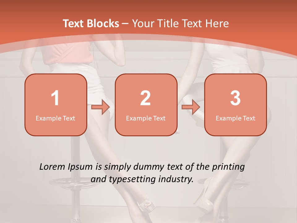 Two Young Ladies Doing Make Up PowerPoint Template