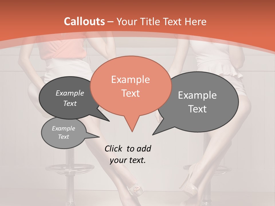 Two Young Ladies Doing Make Up PowerPoint Template