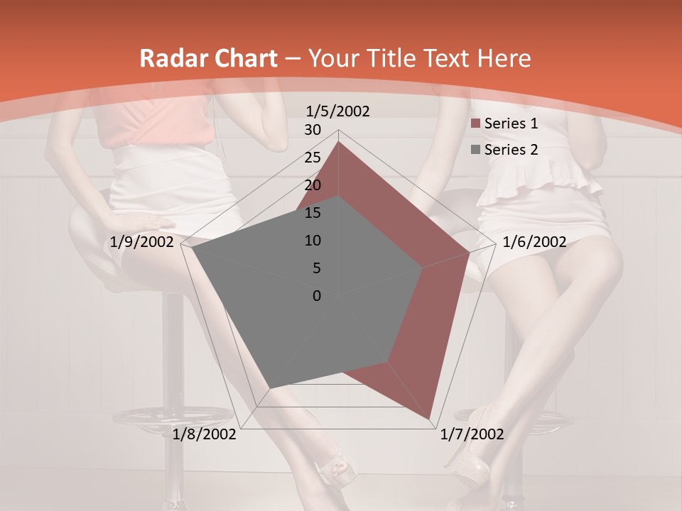 Two Young Ladies Doing Make Up PowerPoint Template
