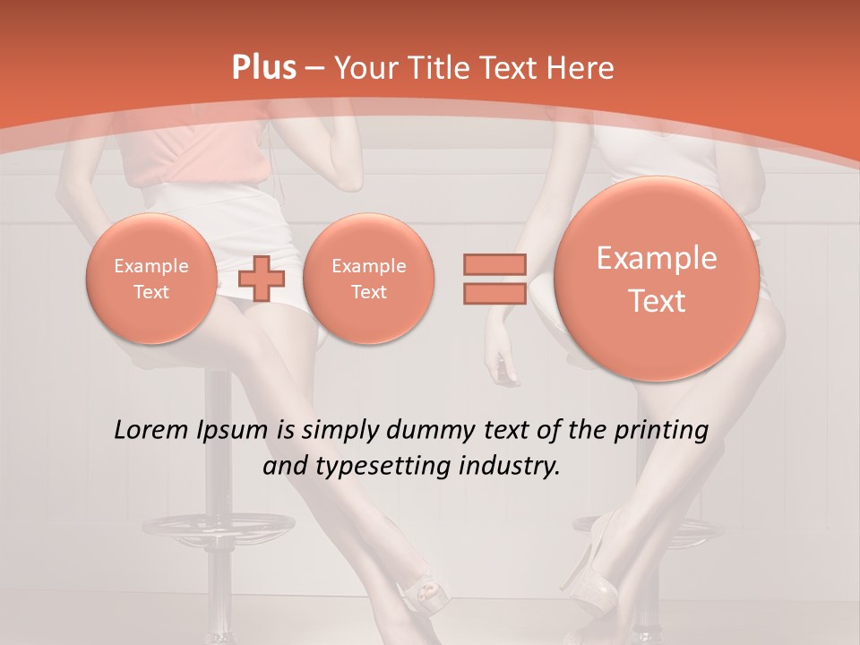 Two Young Ladies Doing Make Up PowerPoint Template