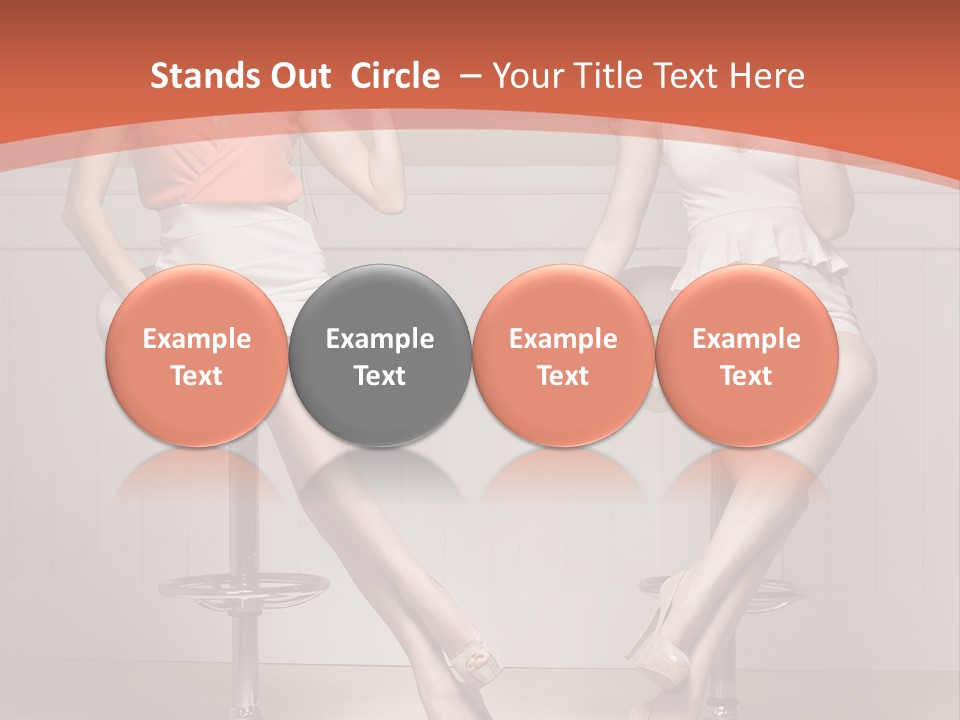 Two Young Ladies Doing Make Up PowerPoint Template